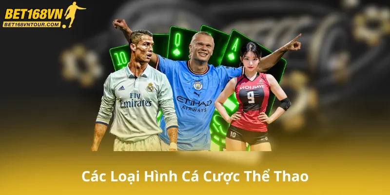 Các Loại Hình Cá Cược Tại Thể Thao Bet168Vn